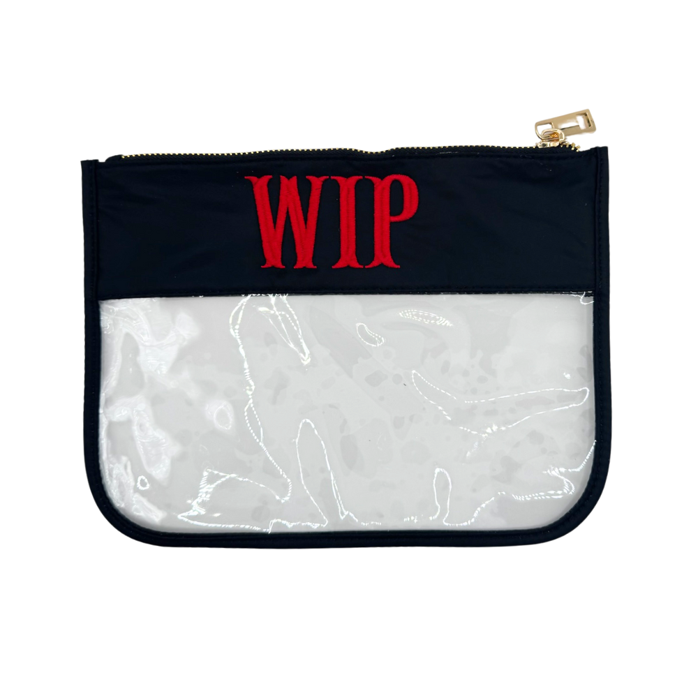 WIP Zipper Pouch - Black