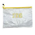 Stitches Zipper Pouch - Yellow