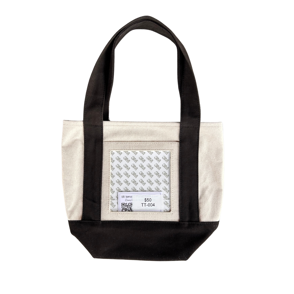 Mini Canvas Bag - Black