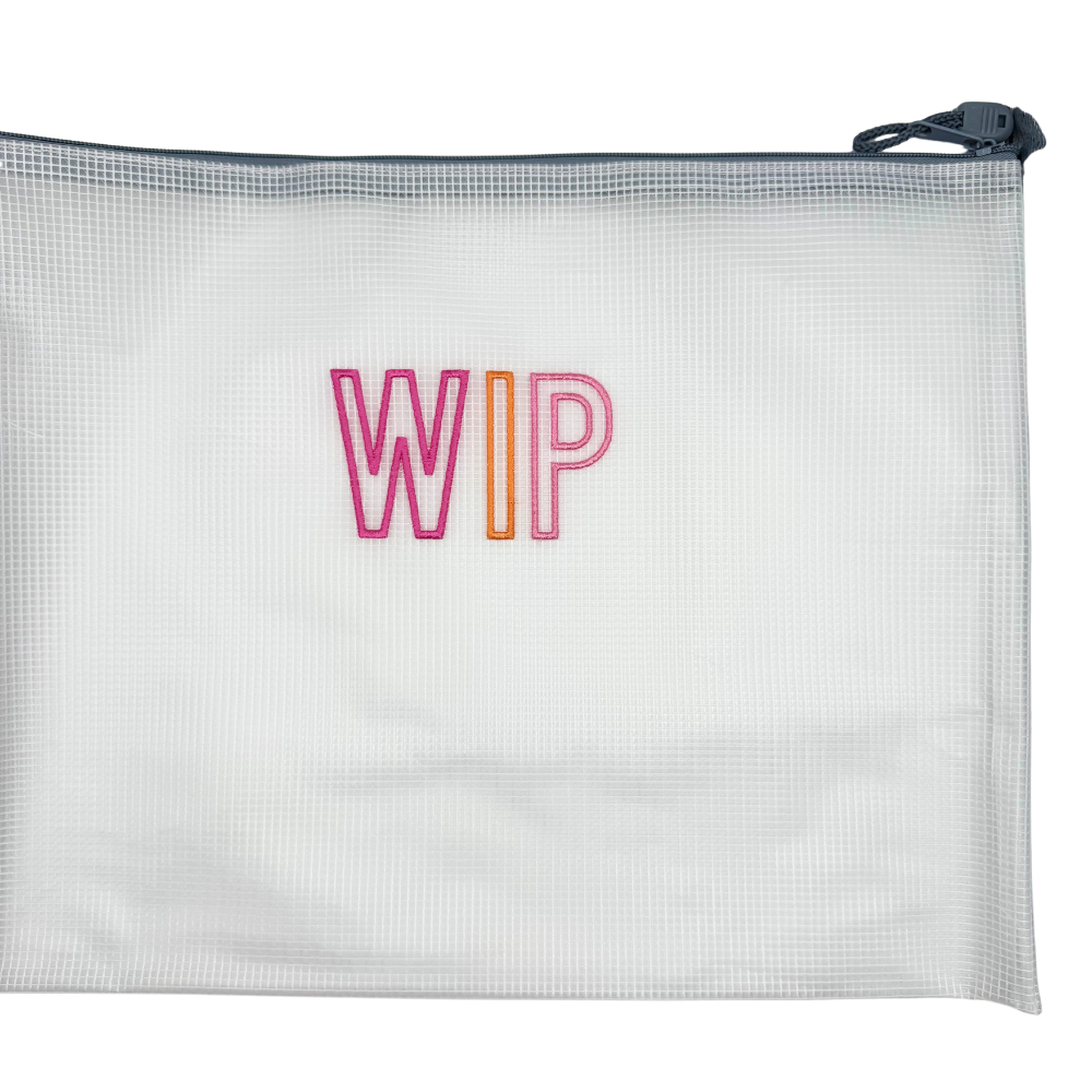 Large WIP Zipper Bag